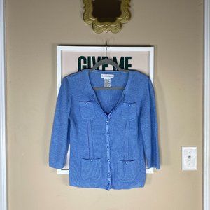 Vintage Y2k Knit Button Up Cardigan
